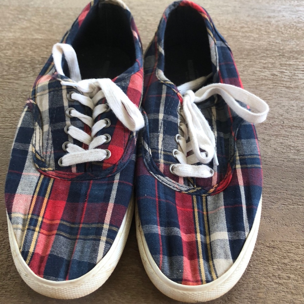 Plaid vintage 90s Keds